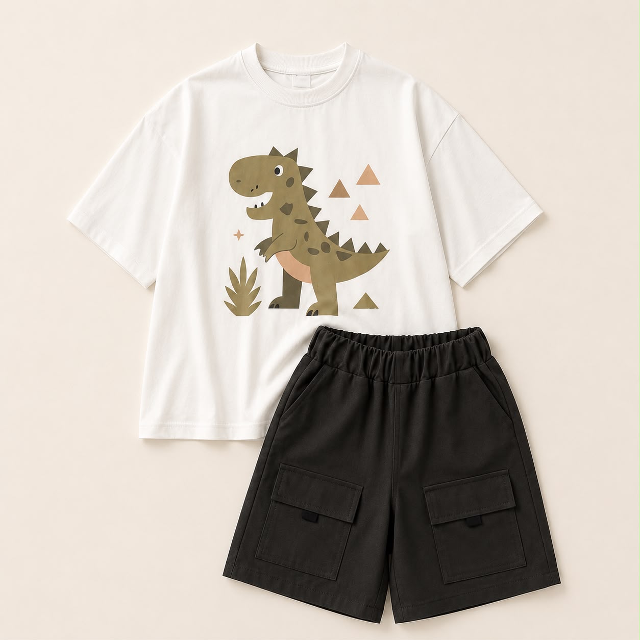 Dinosaur Printed Set