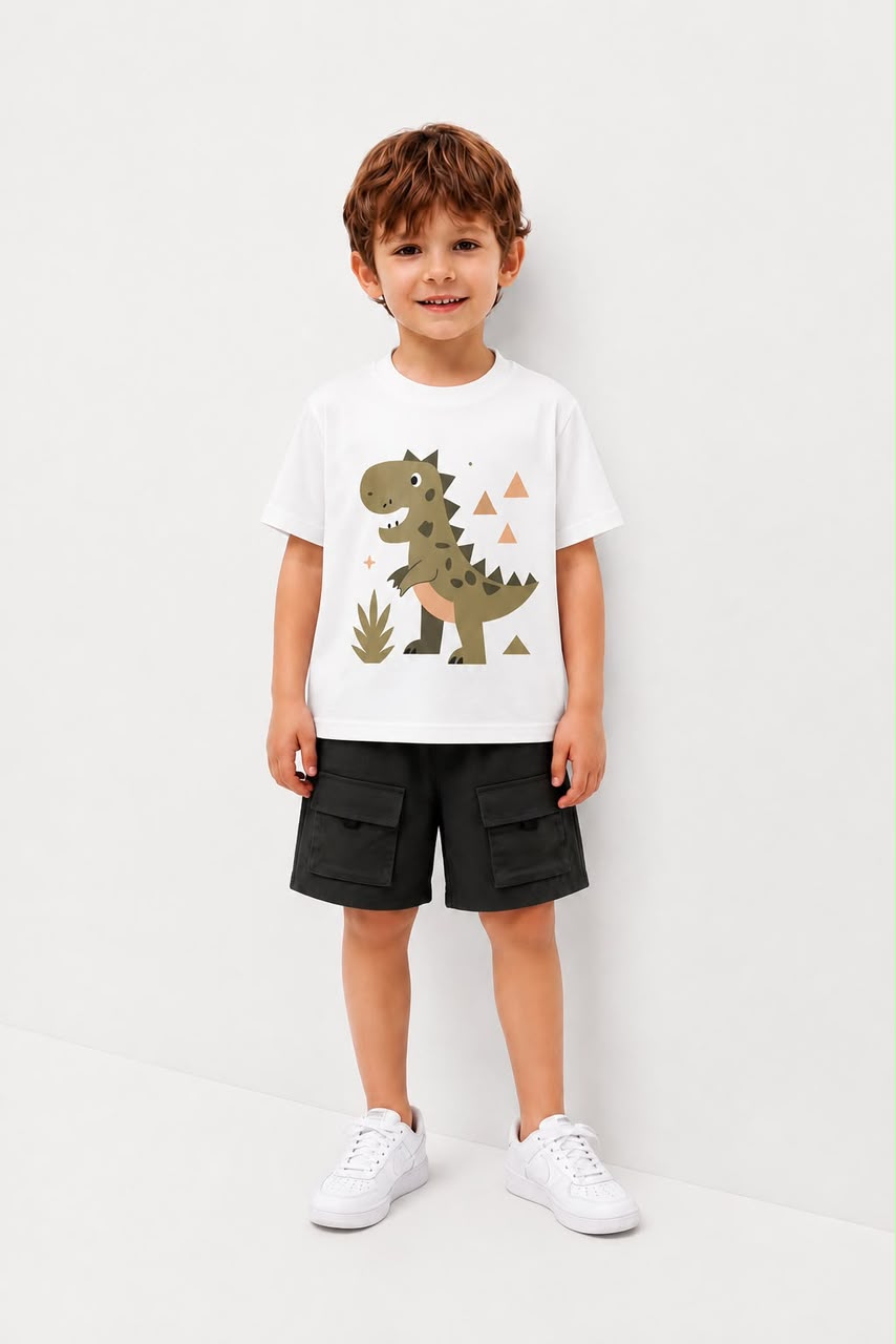Dinosaur Printed Set